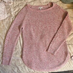 New York and co. Multi pink color long sleeve sweater